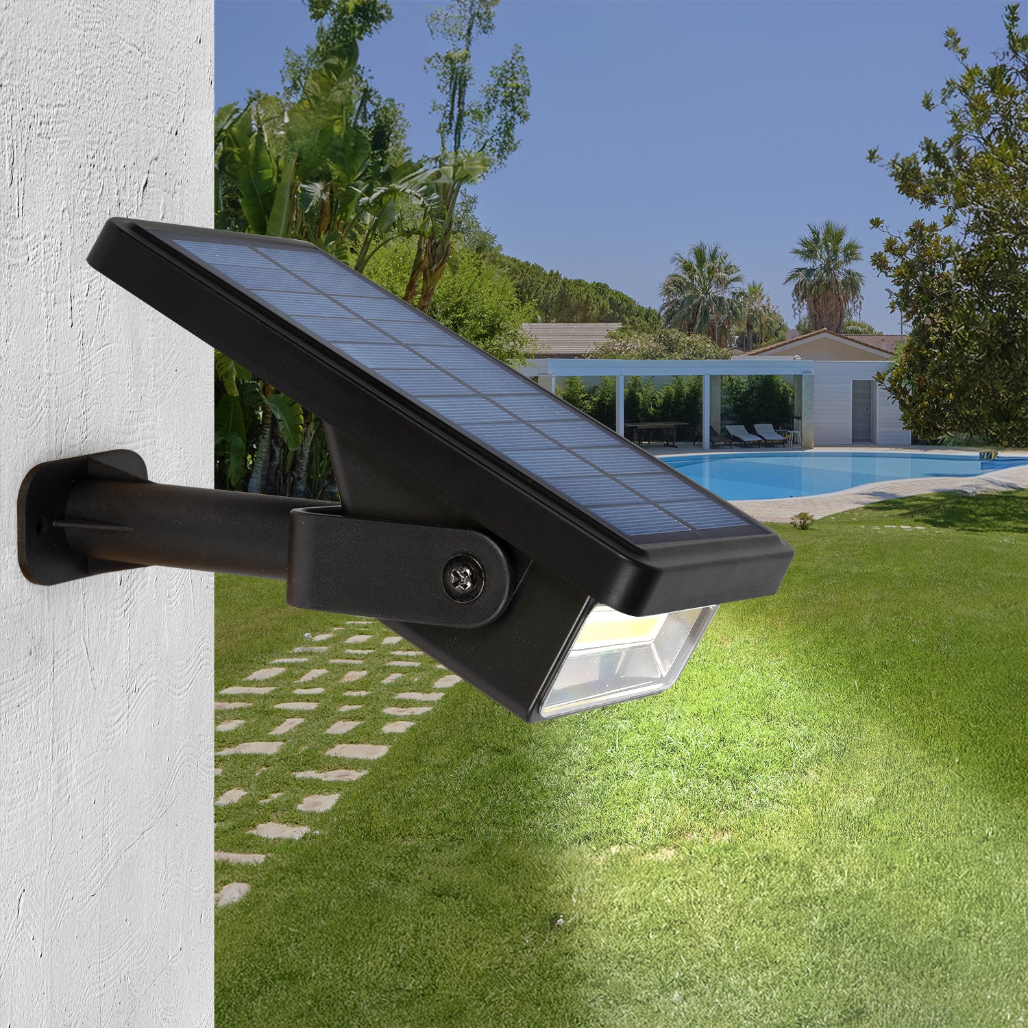 DICTROLUX - Faretto Solare LED - h26x9x15,5 cm